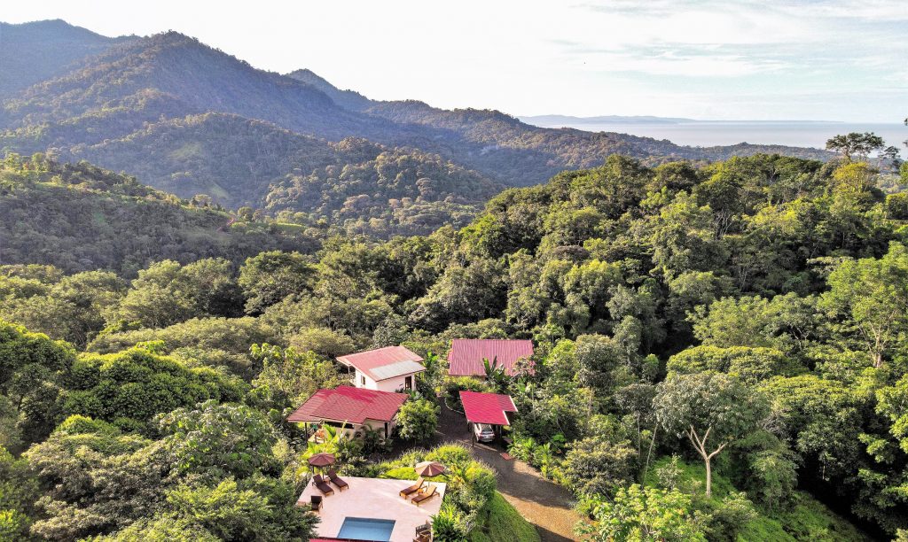 Elegant Jungle Chic Casitas - Lower Ridge from the jungle